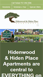 Mobile Screenshot of hidenwoodapts.com